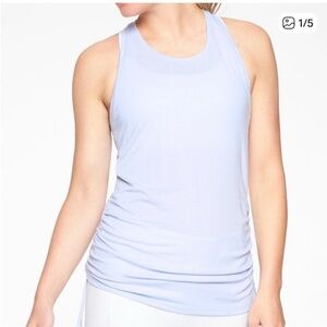 Athleta Light Blue/Lilac Momentum Tank